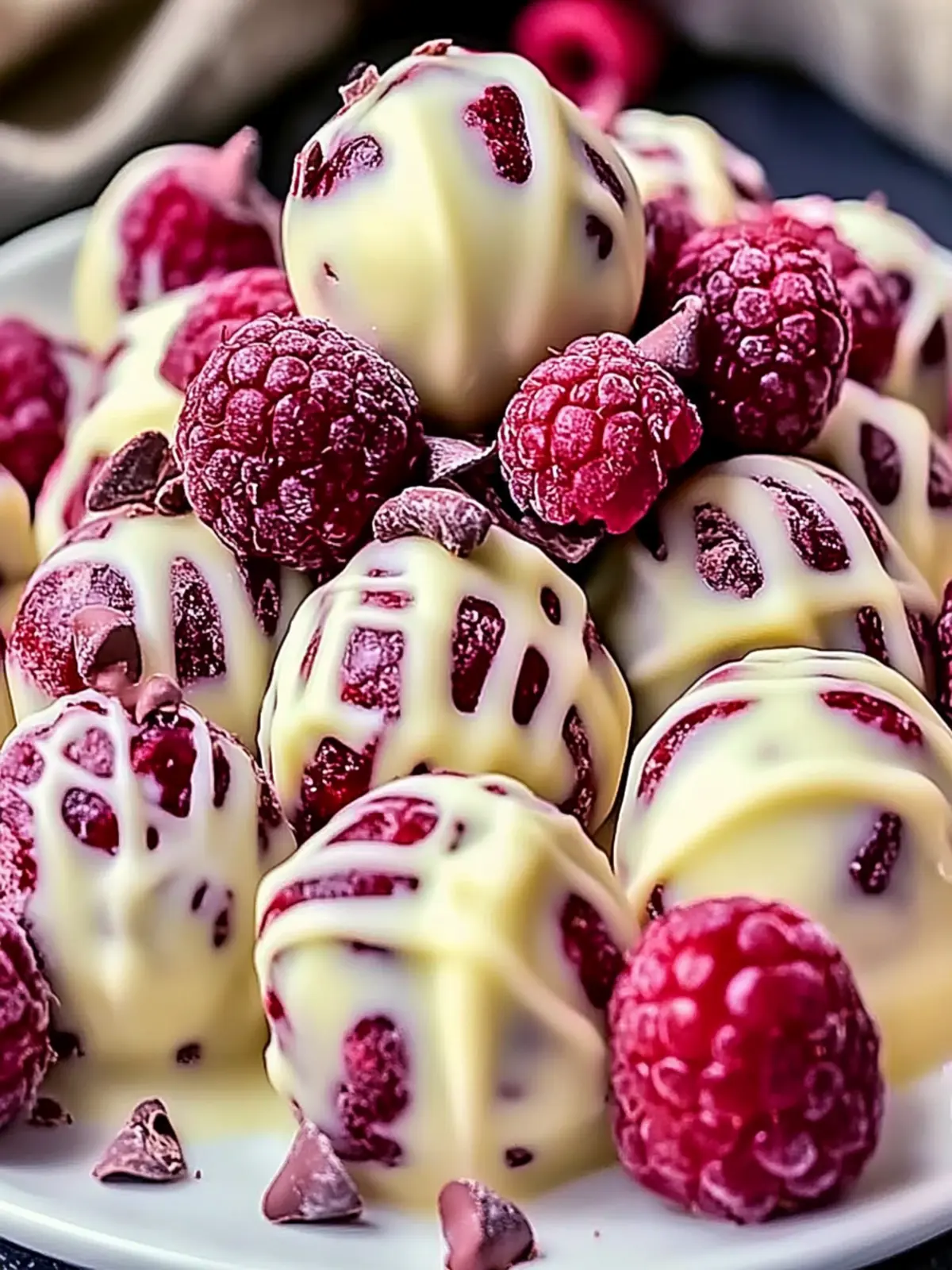 Irresistible White Chocolate Raspberry Cheesecake Balls to Love 2 White Chocolate Raspberry Cheesecake Balls