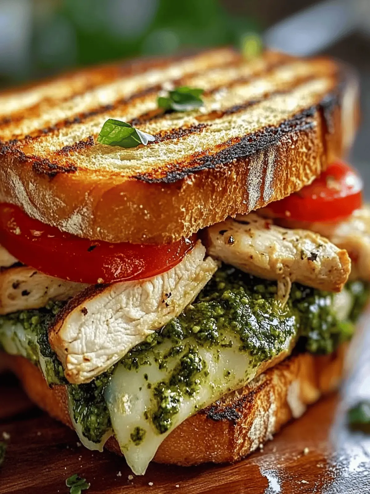 Savory Chicken Pesto Sourdough Sandwich You ll Adore 2 Chicken Pesto Sourdough Sandwich