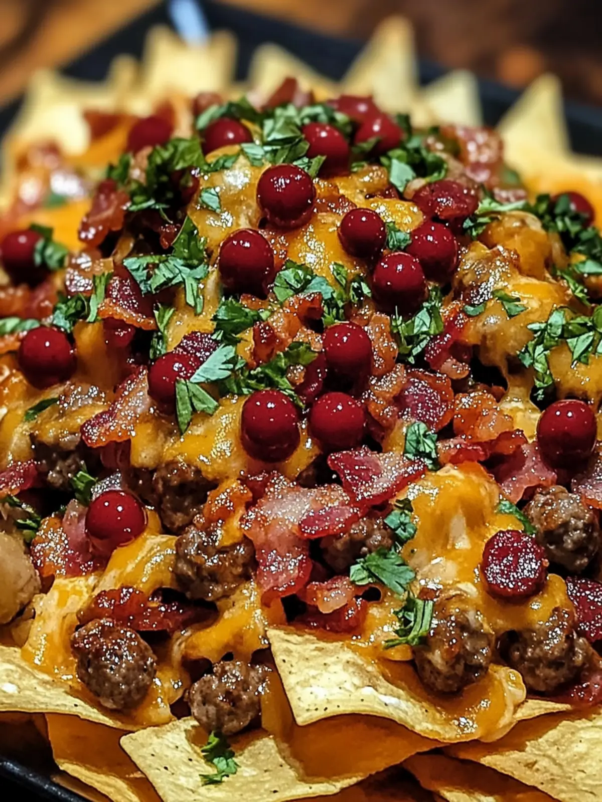 Delightful Christmas Nachos with Sausages and Bacon Bliss to Share 4 Christmas Nachos with Sausages and Bacon Bliss to Share