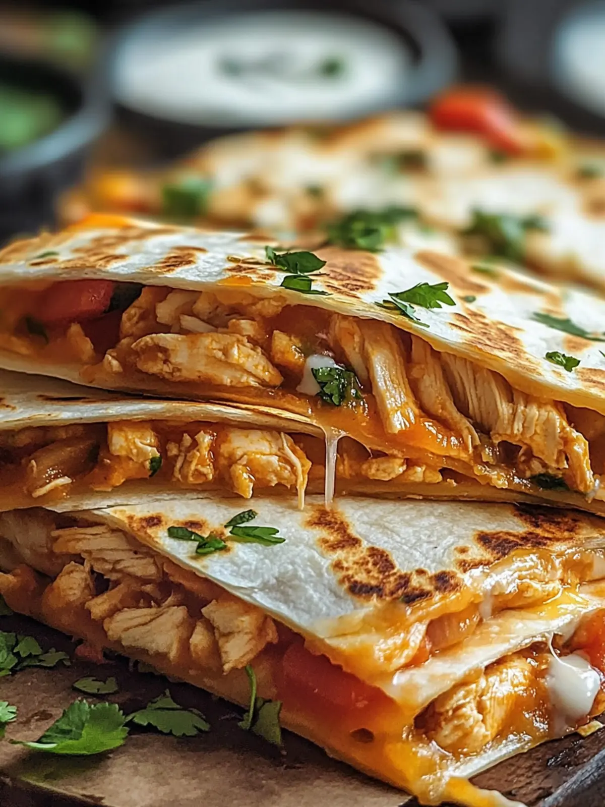 Delicious Chicken Quesadilla: Quick Comfort Food Delight 2 Chicken Quesadilla