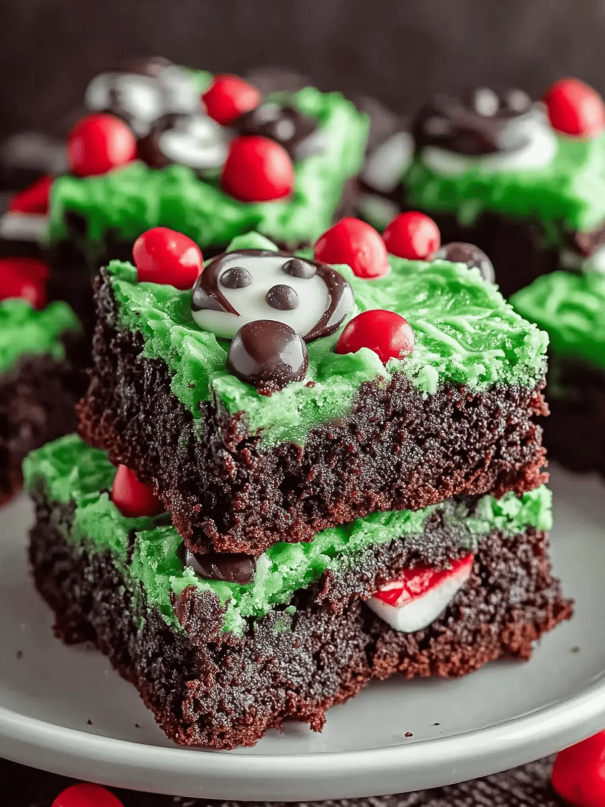 Irresistibly Festive Grinch Brownies for Holiday Cheer 2 Grinch Brownies