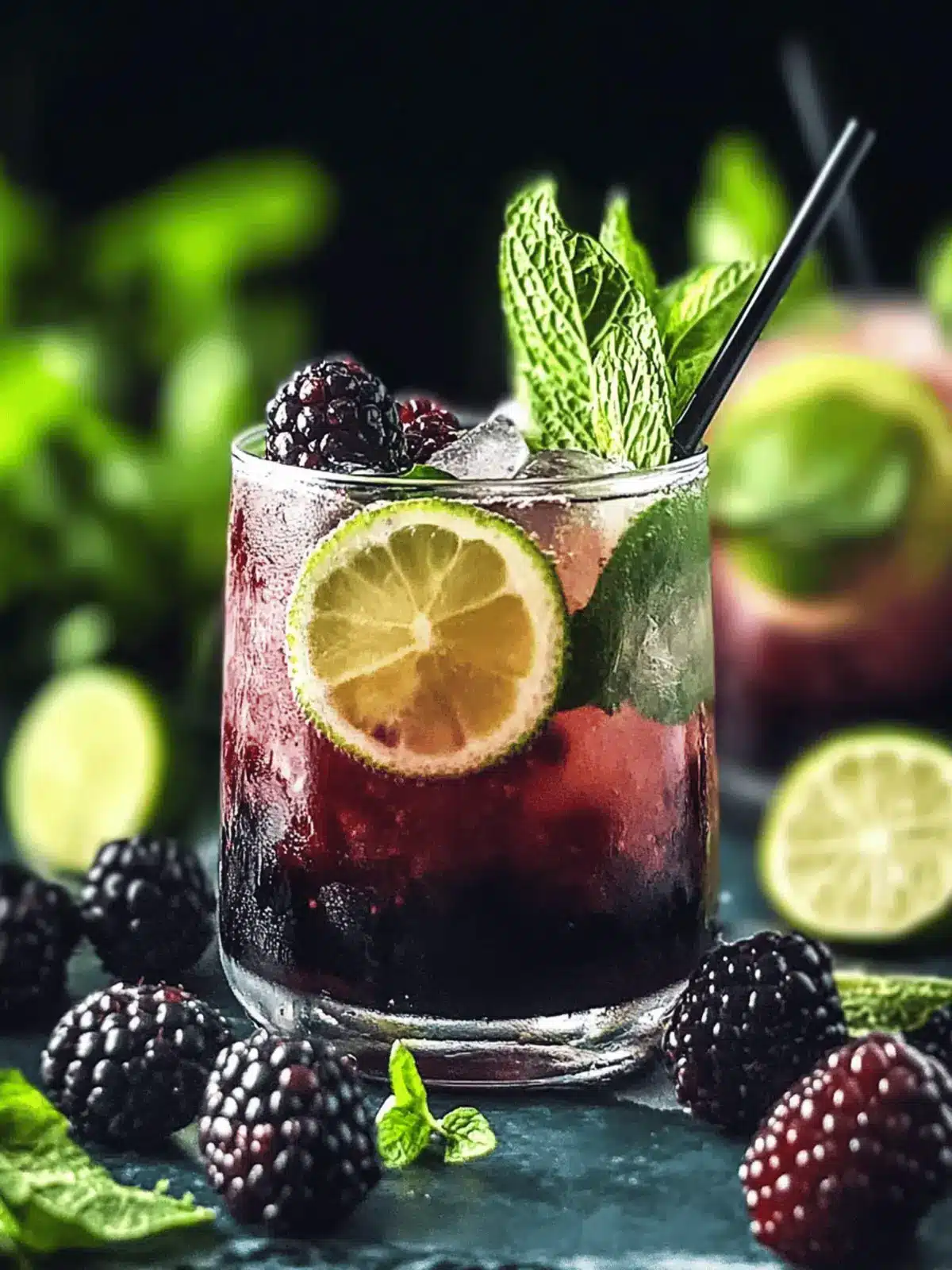 Delightful Blackberry Mojito: Refreshing Summer Sips Await 3 Blackberry Mojito
