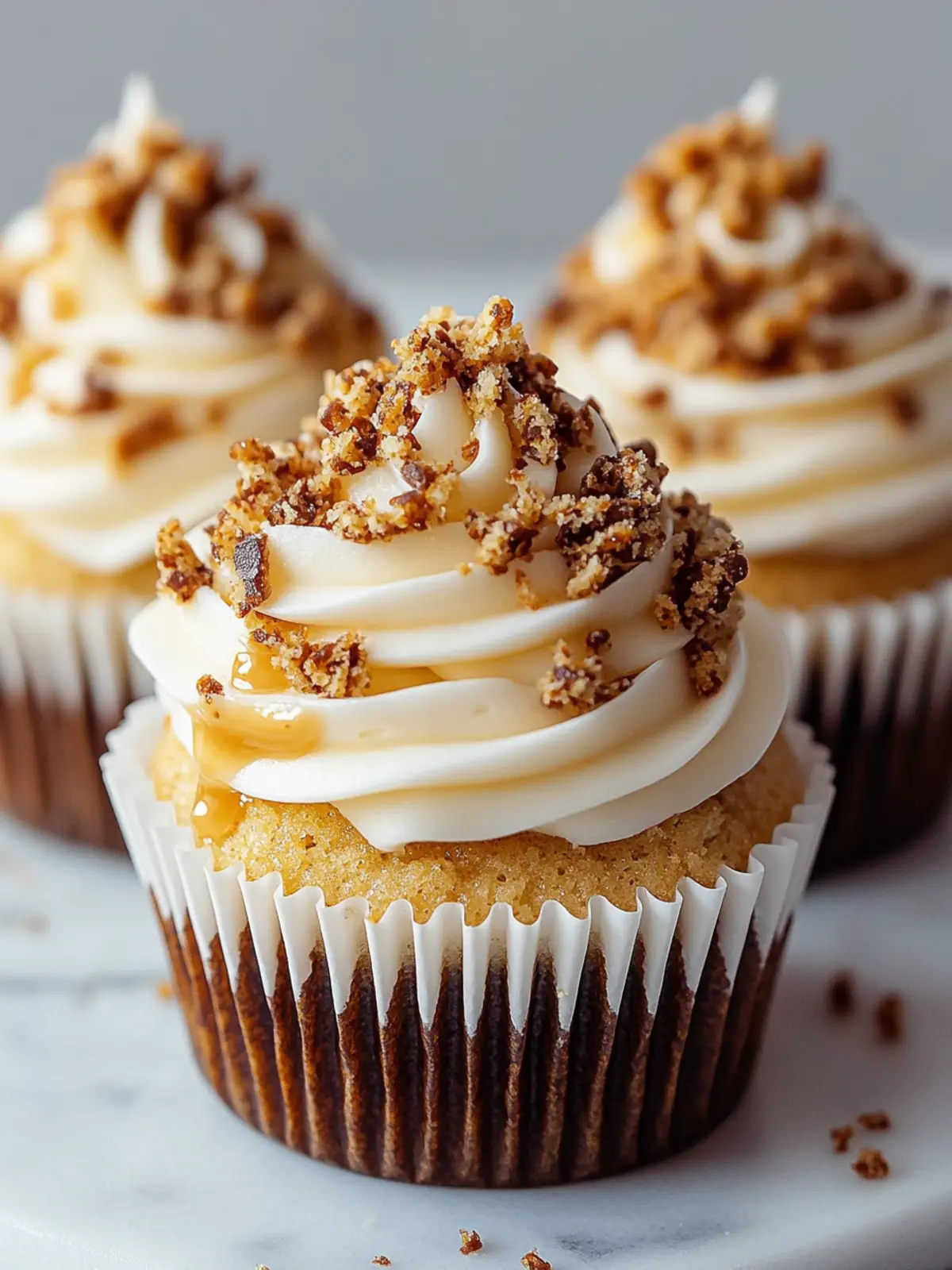 Toffee Crunch Cupcakes: Indulge in a Sweet, Buttery Delight 2 Toffee Crunch Cupcakes