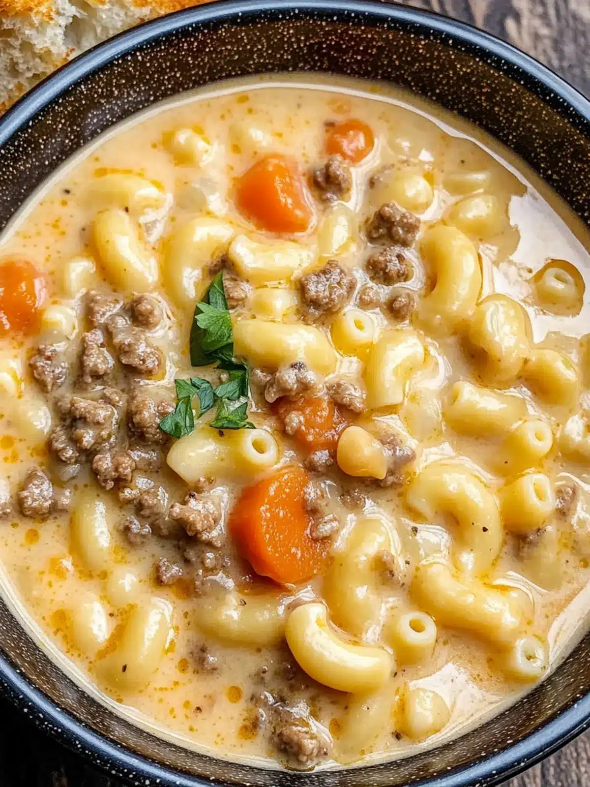 Cozy Cheeseburger Macaroni Soup: Comfort in Every Spoonful 2 Cozy Cheeseburger Macaroni Soup