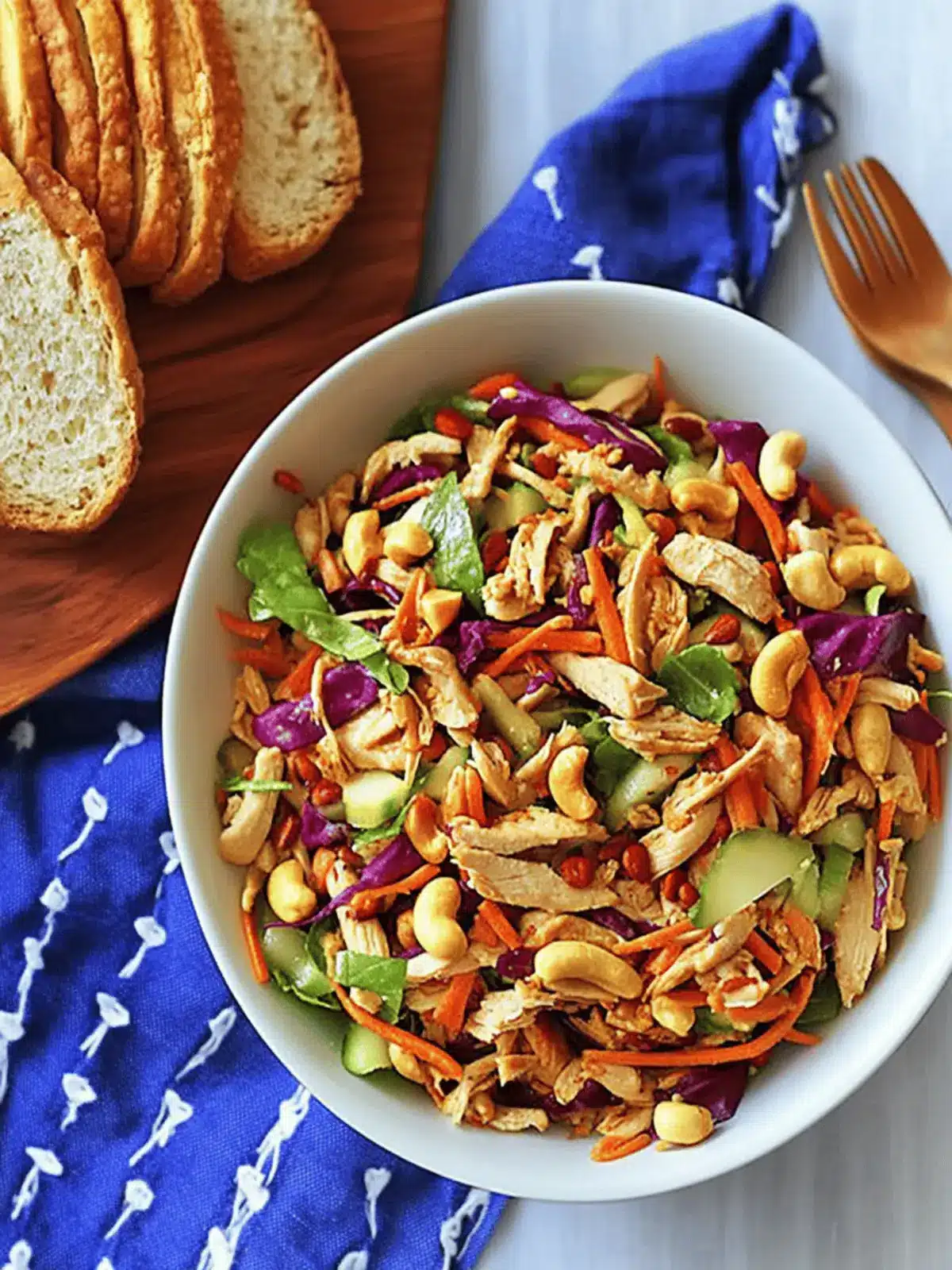Chicken Cashew Crunch Salad for a Quick, Flavorful Boost 4 Chicken Cashew Crunch Salad