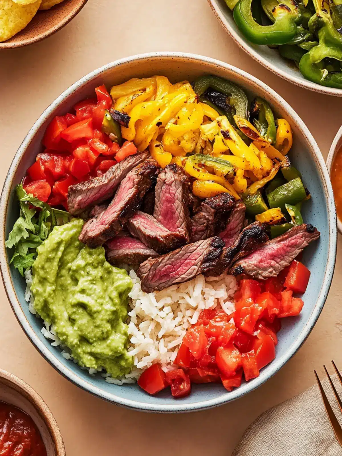 Chipotle Steak Fajita Bowls: Your Flavor-Packed Dinner Adventure 2 Chipotle Steak Fajita Bowls