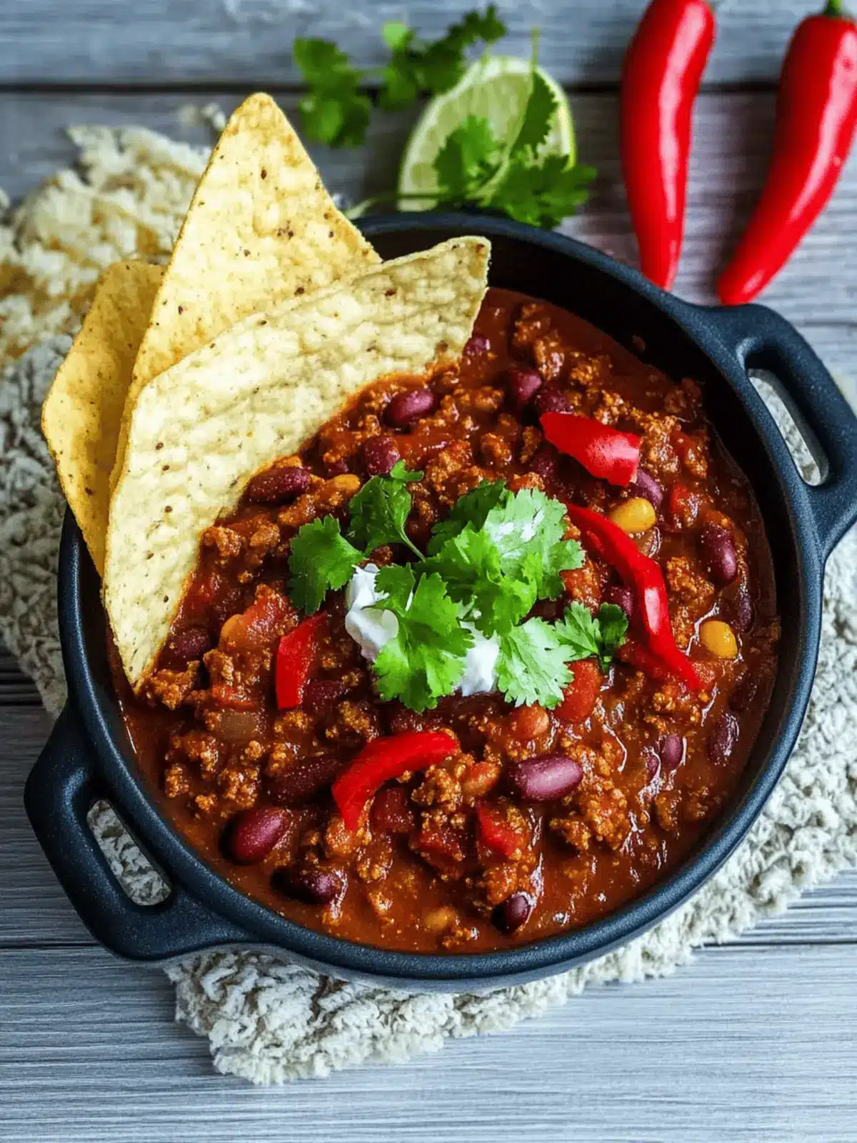 Epic Crockpot Chili con Carne for Ultimate Cozy Nights 3 Crockpot Chili con Carne