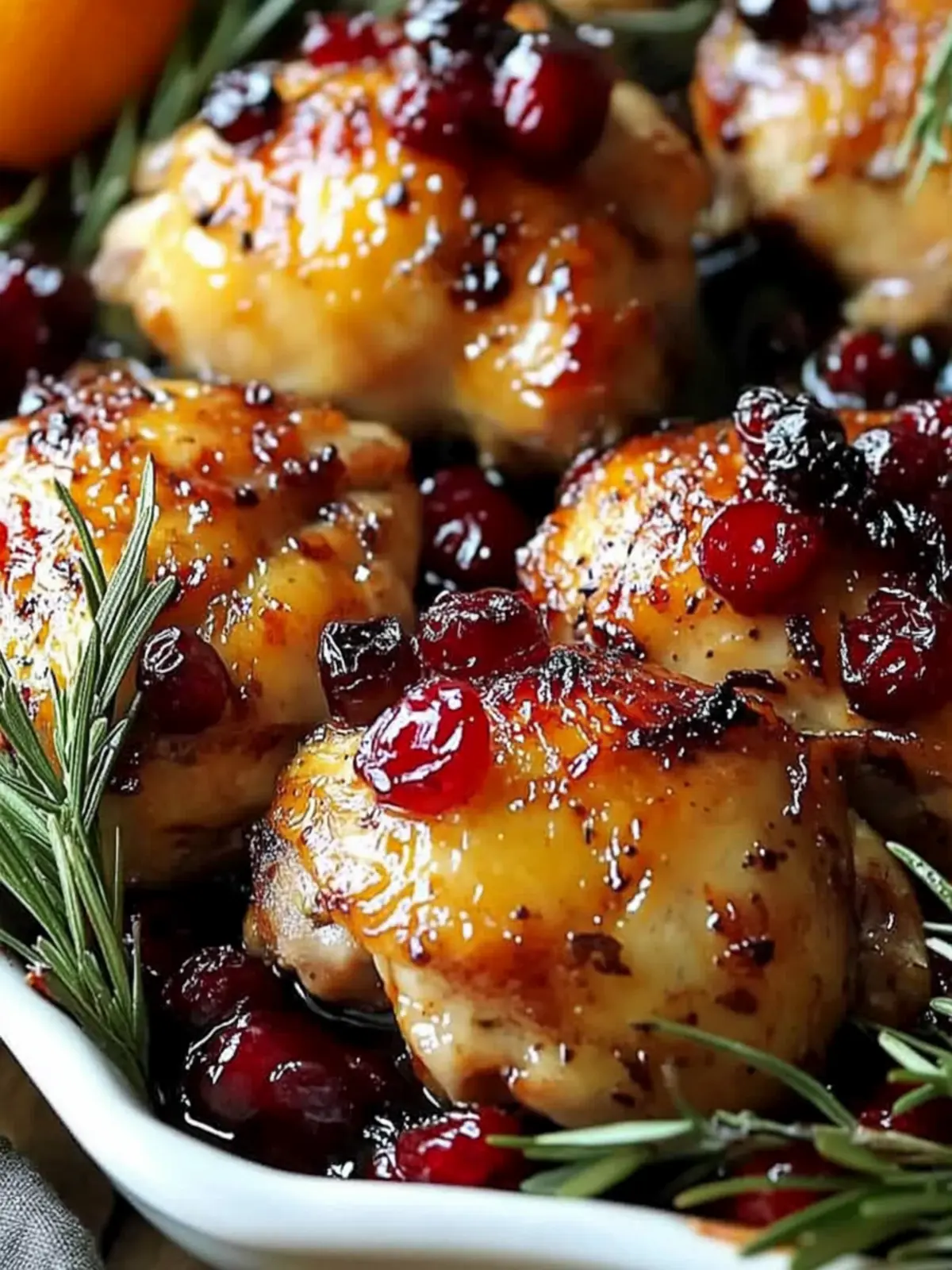 Baked Orange Cranberry Chicken Thighs for Flavorful Family Dinners 2 Baked Orange Cranberry Chicken Thighs