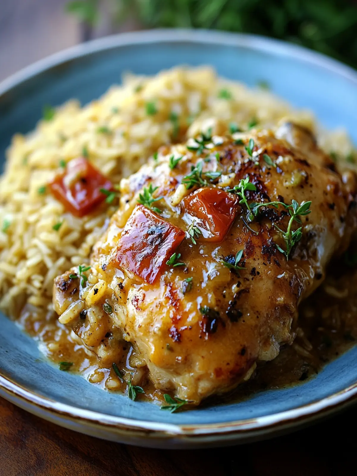 Savory Southern-Style Smothered Chicken and Rice for Cozy Nights 2 Savory Southern-Style Smothered Chicken and Rice
