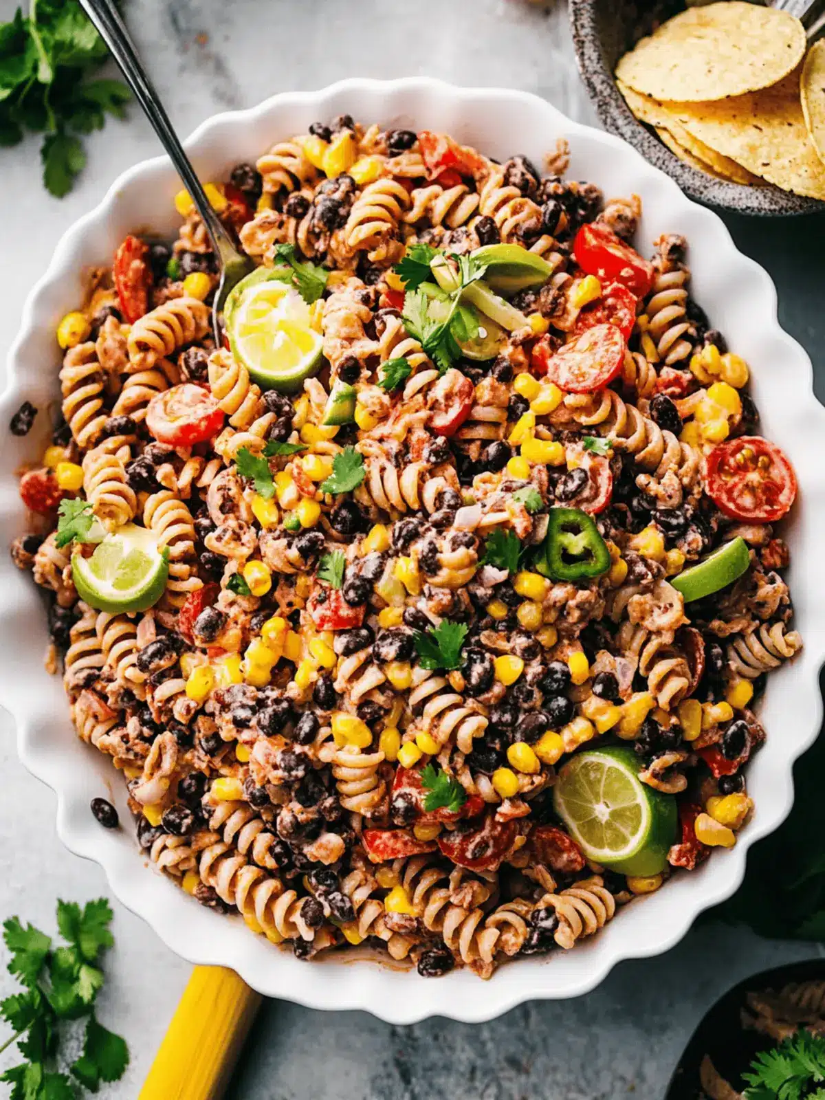 Spicy Taco Pasta Salad That'll Light Up Your Gatherings 2 Taco Pasta Salad