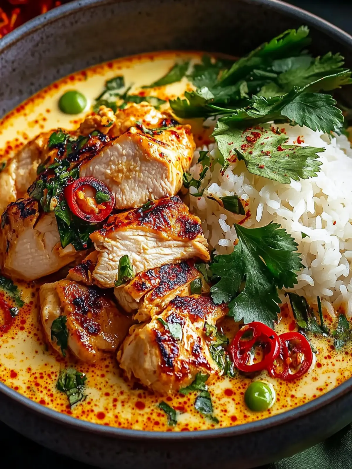 Deliciously Creamy Thai Red Curry Chicken Bowls to Savor 4 Creamy Thai Red Curry Chicken Bowls