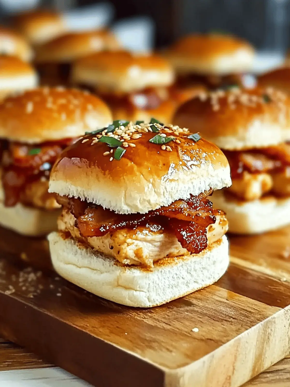 Maple Chicken Bacon Sliders: Your New Favorite Party Appetizer 4 Maple Chicken Bacon Sliders