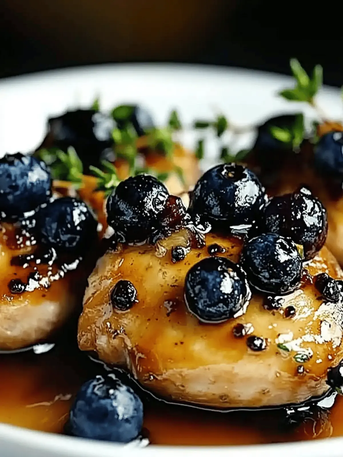 Savor the Best-Ever Blueberry Thyme Chicken Tonight! 2 Best-Ever Blueberry Thyme Chicken
