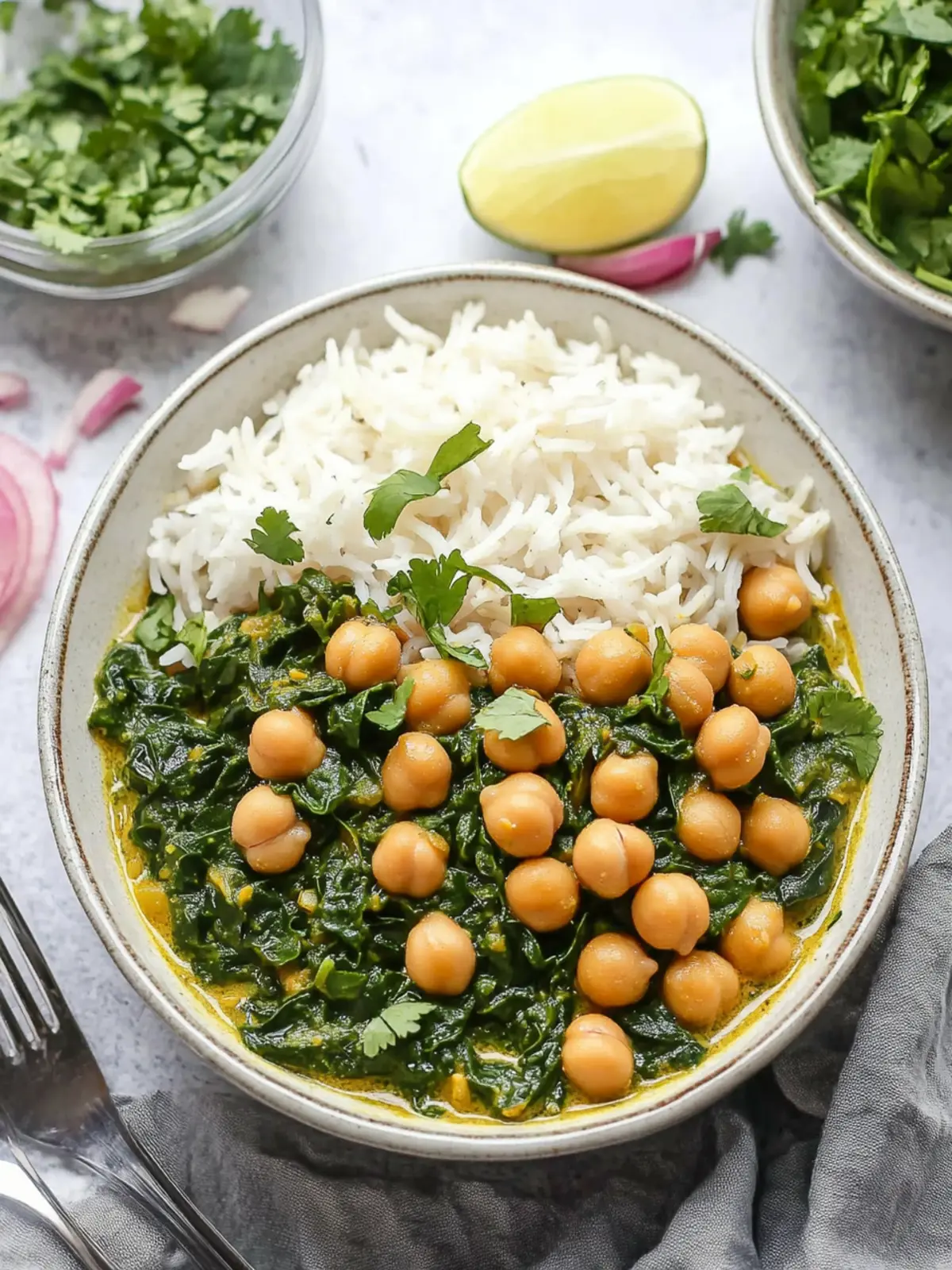 Creamy Chana Saag: Your New Favorite Comfort Curry 4 Chana Saag (Indian Chickpea and Spinach Curry)