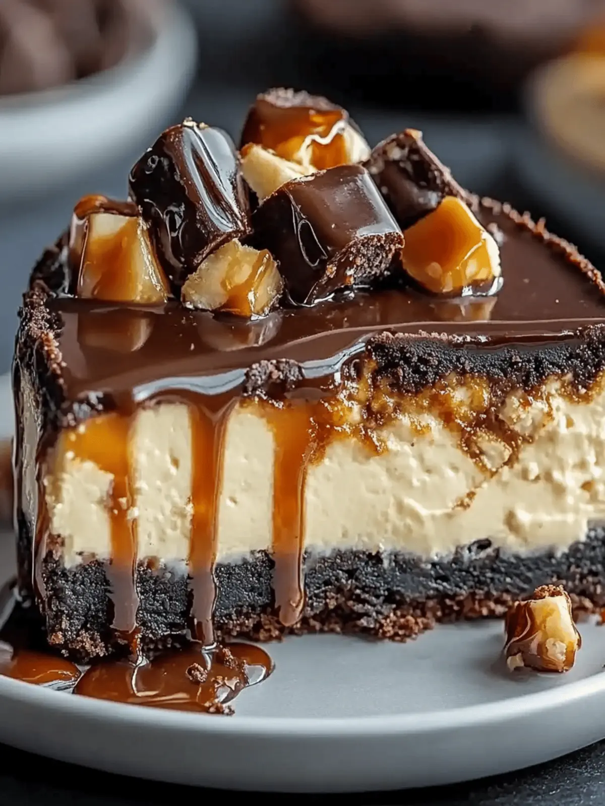 Decadent Caramel Brownie Cheesecake to Indulge Your Sweet Tooth 2 Caramel Brownie Cheesecake