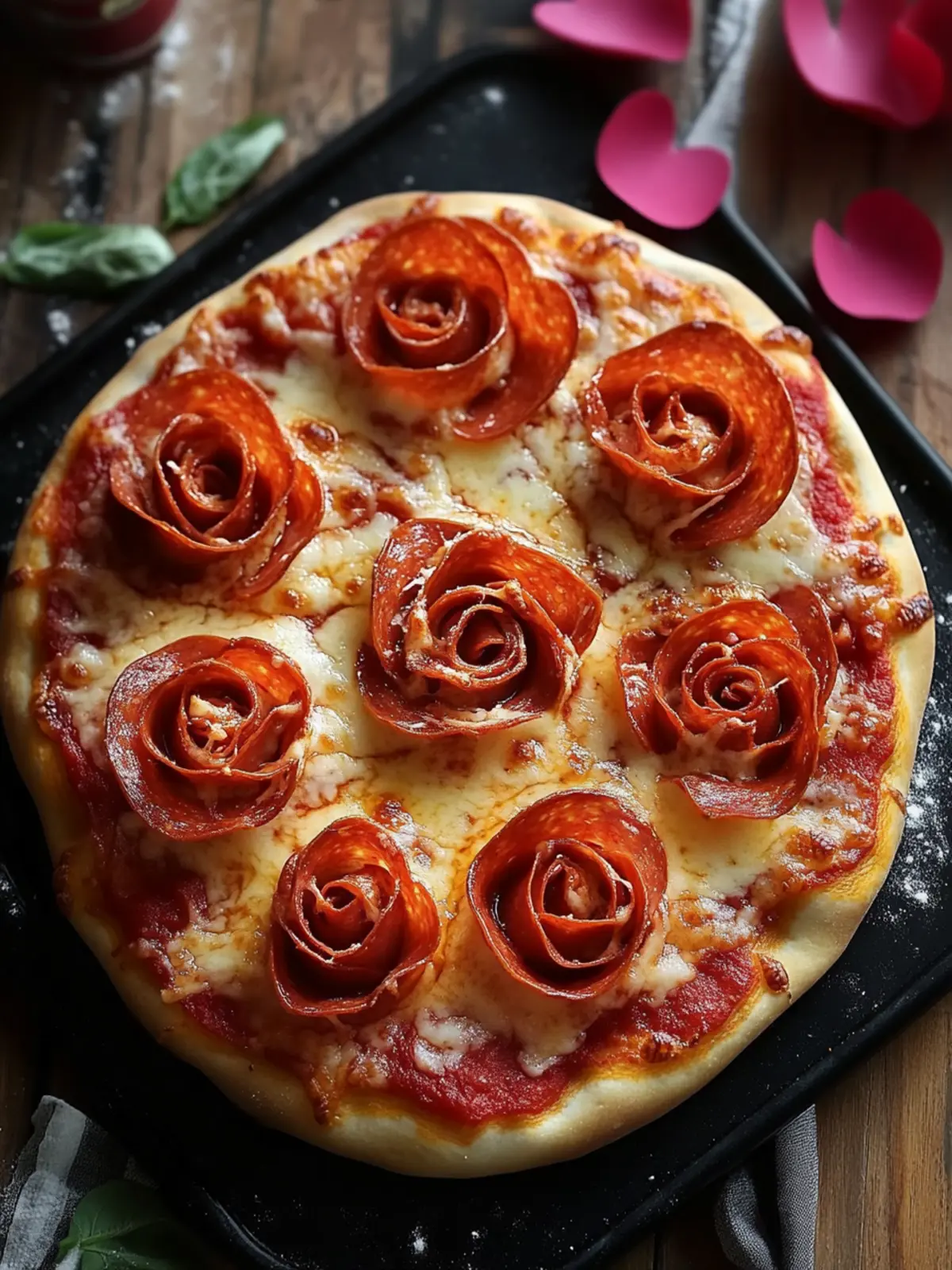 Make Irresistible Pizza Roses for Valentine's Day Magic 2 Pizza Roses for Valentine s Day