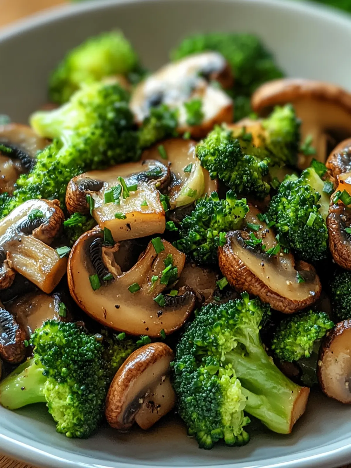 Saut ed Mushrooms with Broccoli: Quick, Flavorful & Healthy 4 Saut ed Mushrooms with Broccoli