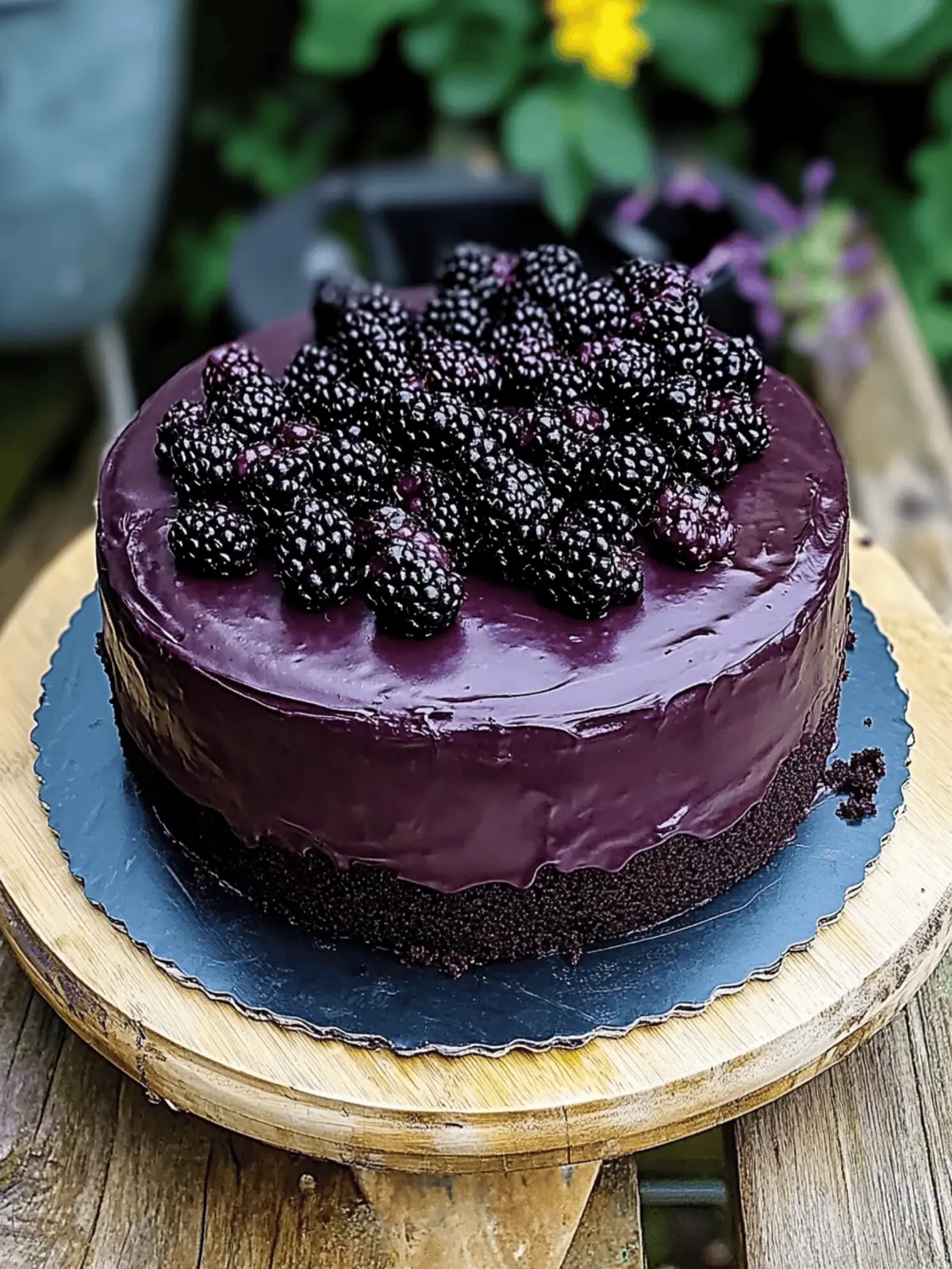 Blackberry Velvet Gothic Cake: Indulge in Dark Dessert Bliss 2 Blackberry Velvet Gothic Cake