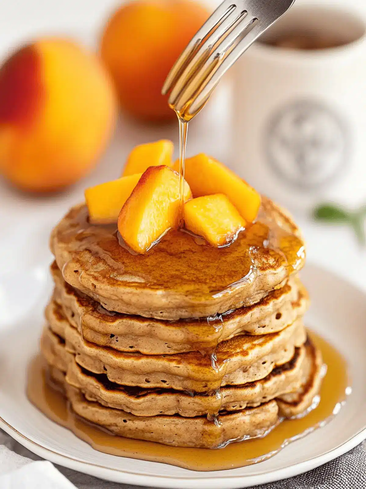 Irresistible Easy Peach Pancakes for Perfect Summer Mornings 2 Easy Peach Pancakes
