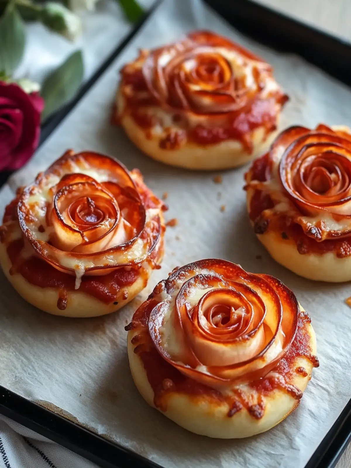 Easy Pizza Roses for Valentine's Day: A Romantic Dinner Treat 4 Easy Pizza Roses for Valentine s Day