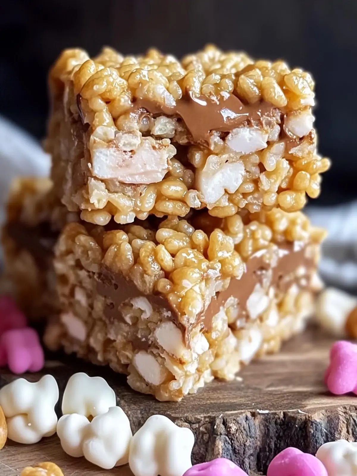 Snickers Rice Crispy Treats: Decadent No-Bake Delight 2 Snickers Rice Crispy Treats