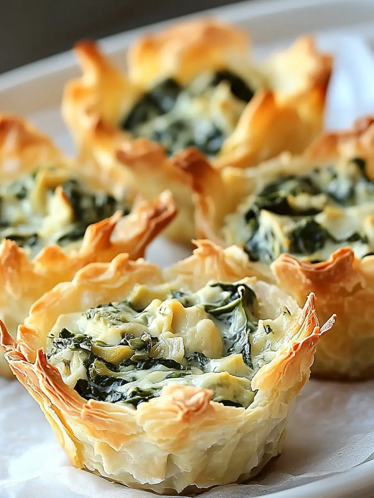 Savory Spinach and Artichoke Dip Cups for Easy Entertaining 4 Spinach and Artichoke Dip Cups