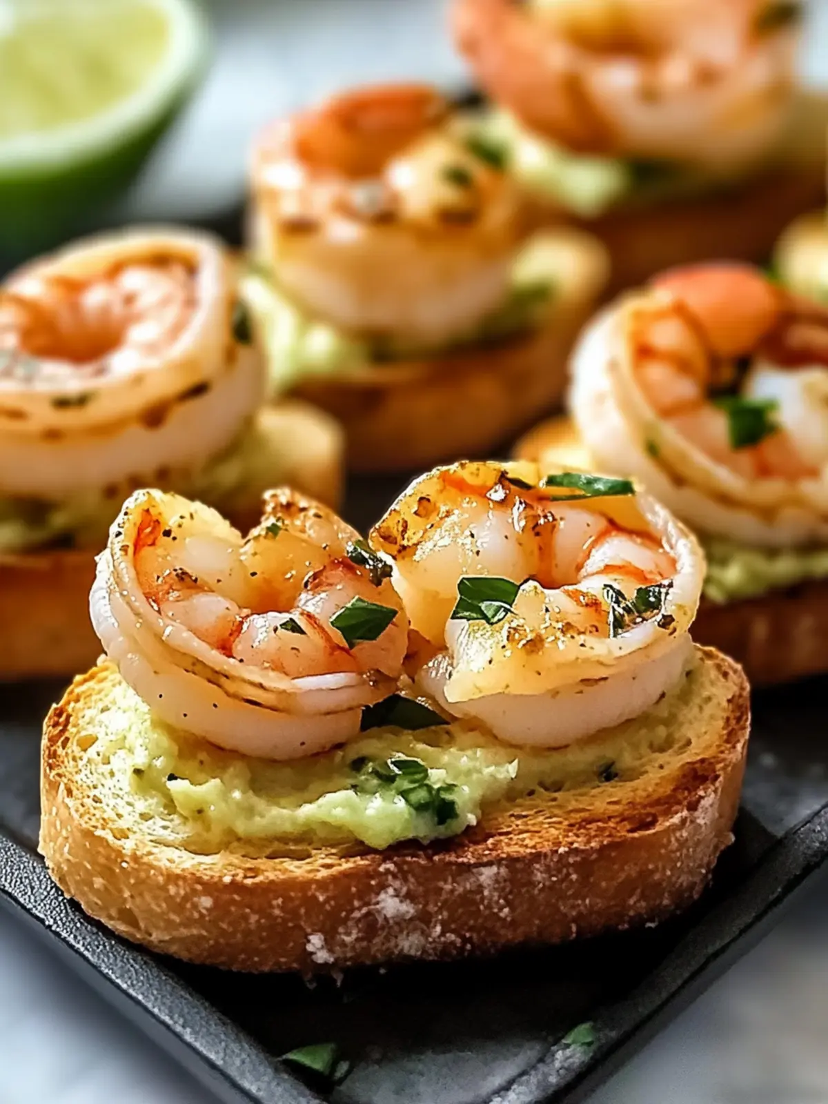 Garlic Shrimp Crostini: Quick and Delicious Appetizer Magic 2 Garlic Shrimp Crostini