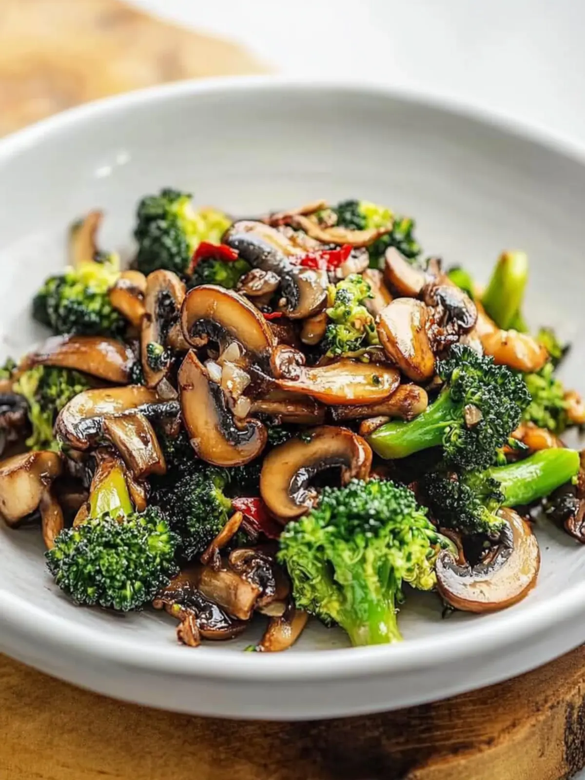 Delicious Broccoli and Mushroom Stir-Fry in 15 Minutes 4 Broccoli and Mushroom Stir-Fry
