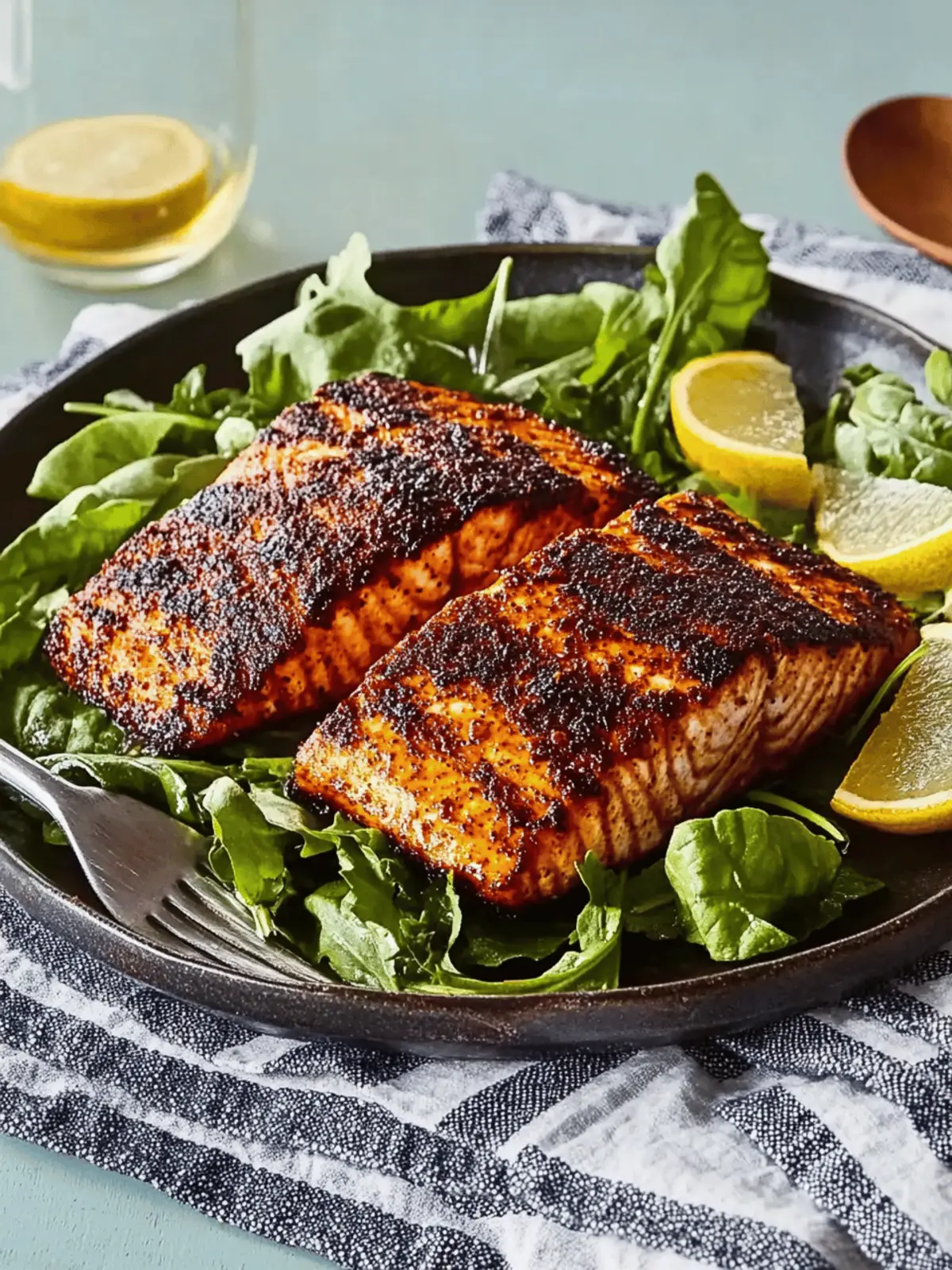 Blackened Cajun Salmon in 15 Minutes - Flavor Explosion! 3 Blackened Cajun Salmon