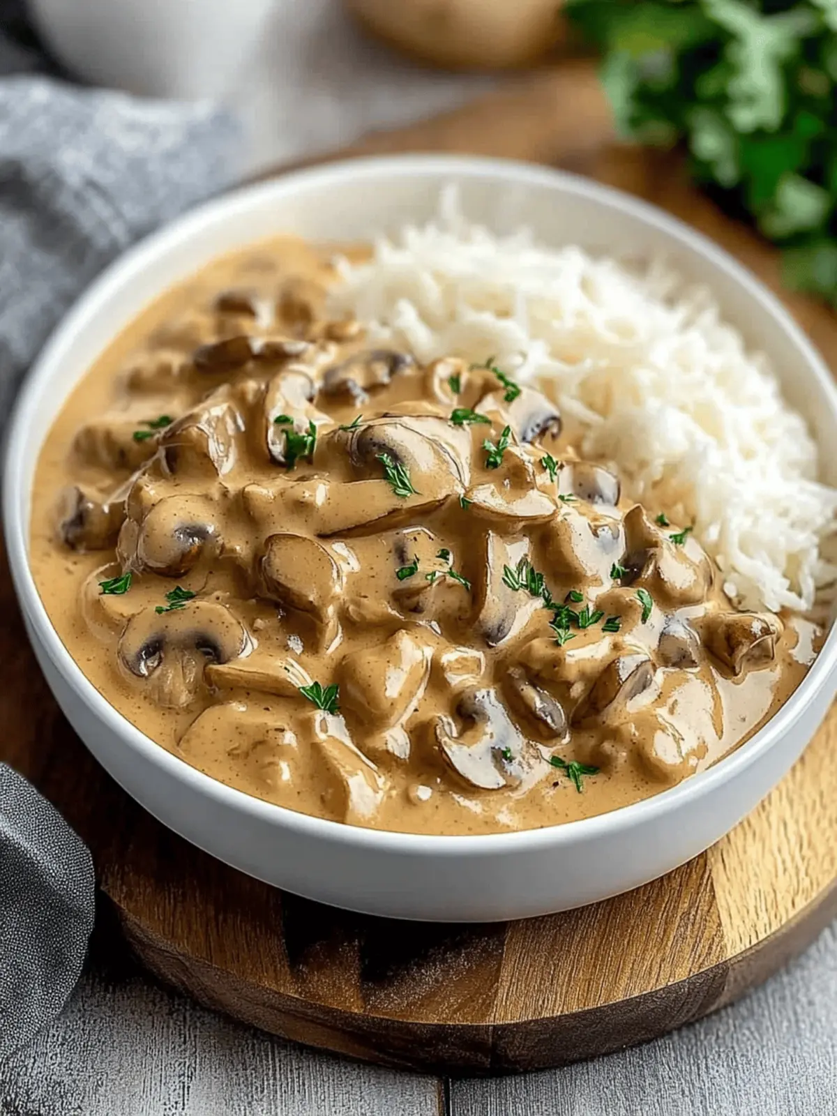 Mushroom and Seitan Stroganoff: Comfort Food for All 4 Mushroom and Seitan Stroganoff