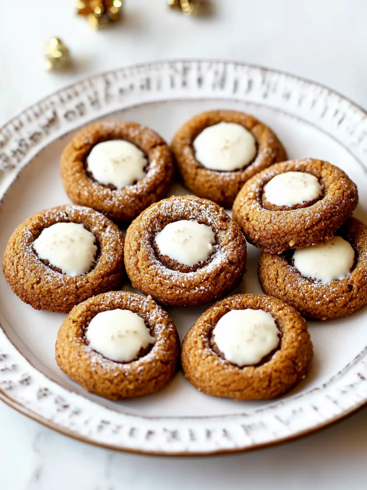 Indulge Guilt-Free with Keto Gingerbread Thumbprint Cookies 2 Keto Gingerbread Thumbprint Cookies