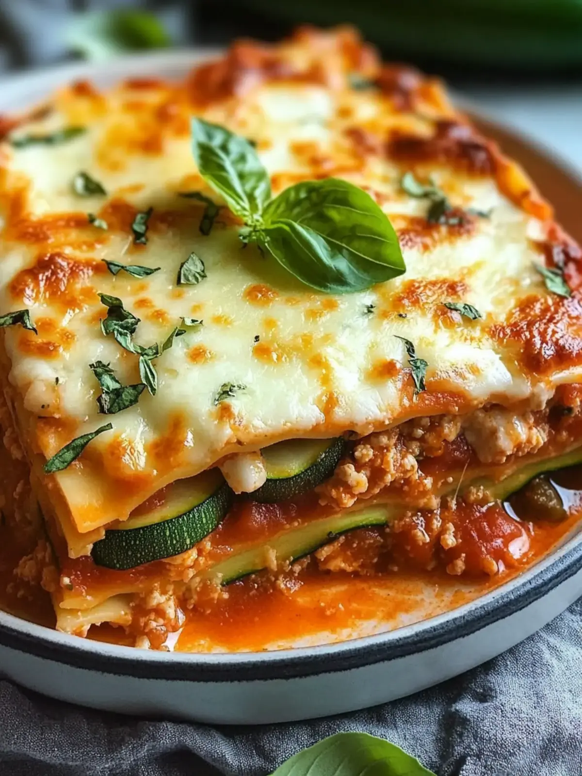 Savory Low-Carb Zucchini Lasagna That's Family-Approved 2 Low-Carb Zucchini Lasagna