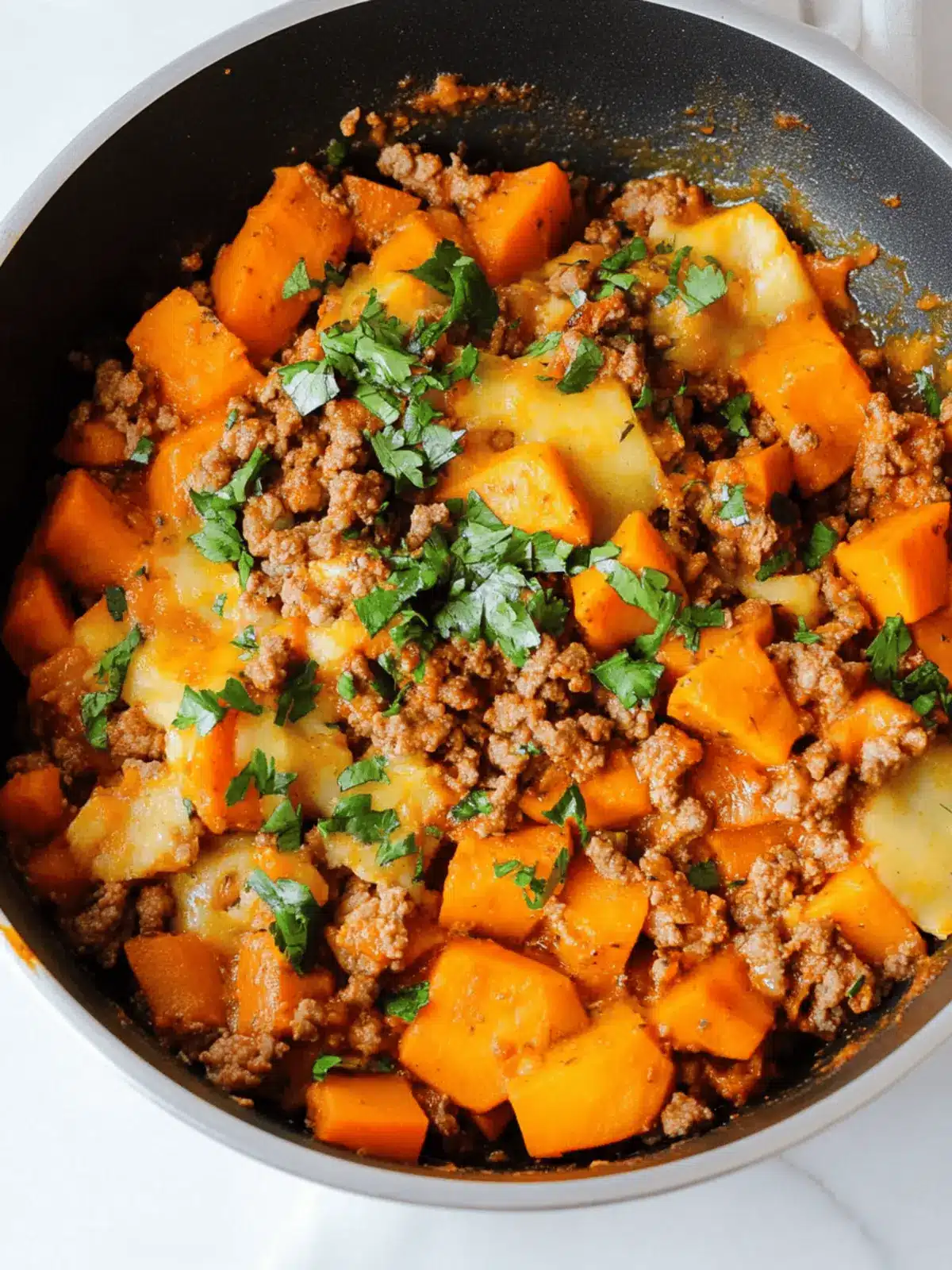 Easy Sweet Potato Moussaka Skillet for Healthy Weeknight Feasts 4 Easy Sweet Potato Moussaka Skillet