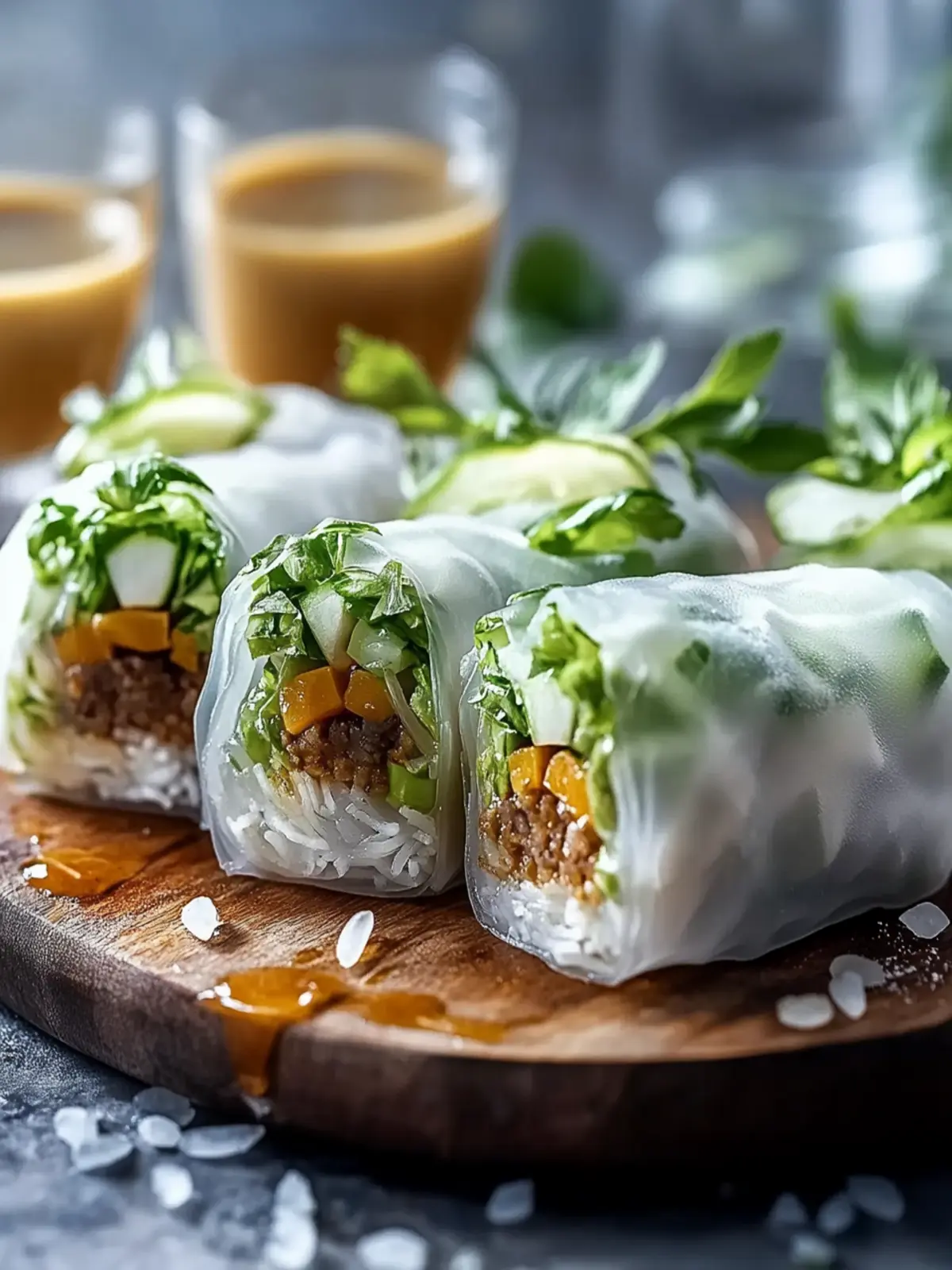 Big Mac-Inspired Rice Paper Rolls: Fresh, Fun, and Flavorful 3 Big Mac-Inspired Rice Paper Rolls