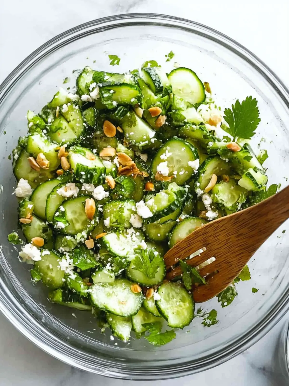 Refreshing Smashed Cucumber Salad with Avocado & Feta Twist 2 Smashed Cucumber Salad