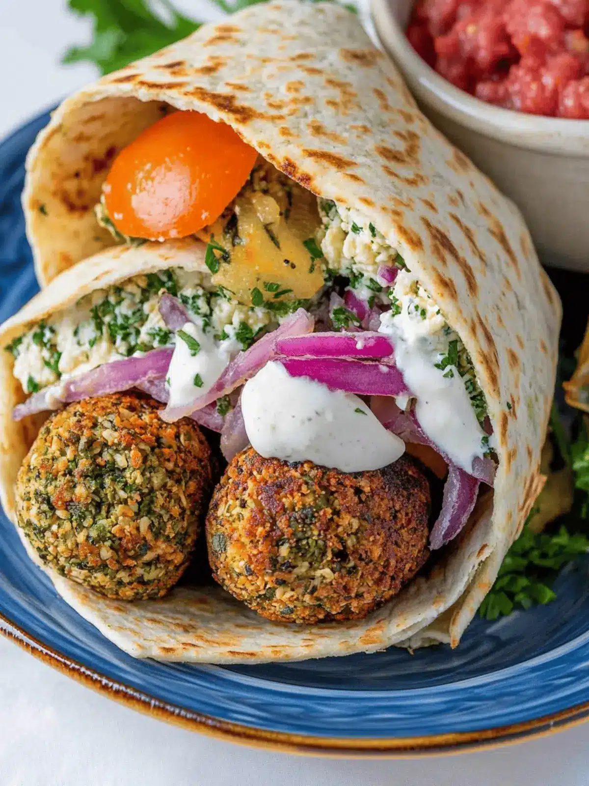 Savory Falafel Wraps: Quick Vegan Goodness You ll Love 3 Falafel Wraps