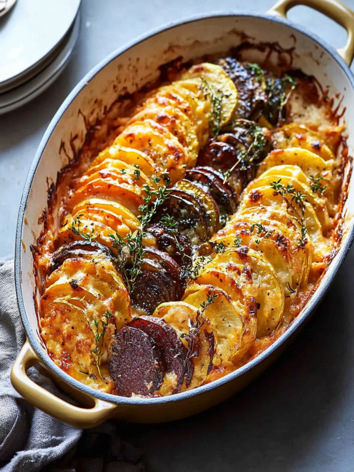 Cheesy Root Vegetable Gratin: Your New Holiday Showstopper 4 Cheesy Root Vegetable Gratin