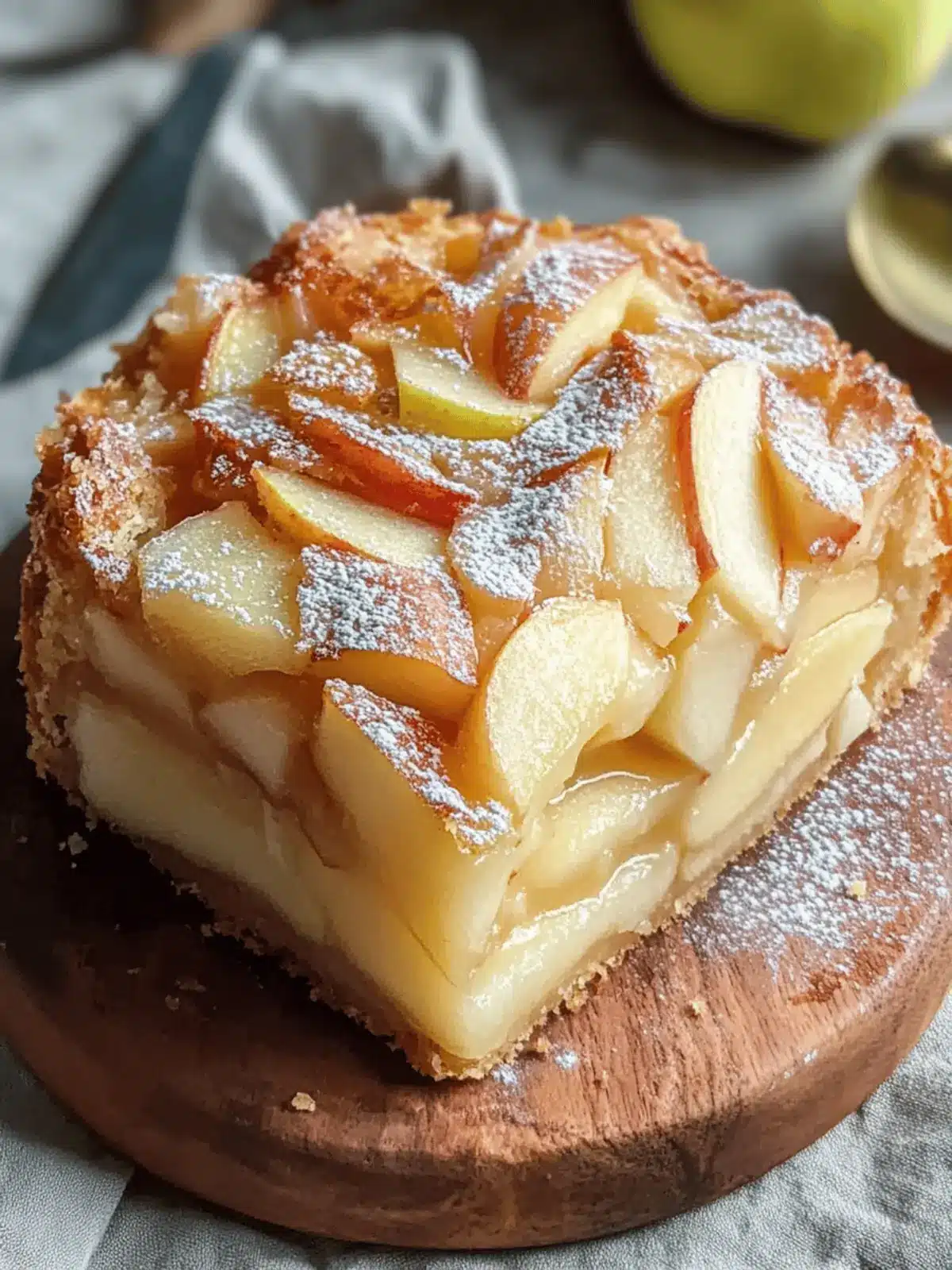 French Apple Invisible Cake: A Light & Tempting Dessert Delight 3 French Apple Invisible Cake