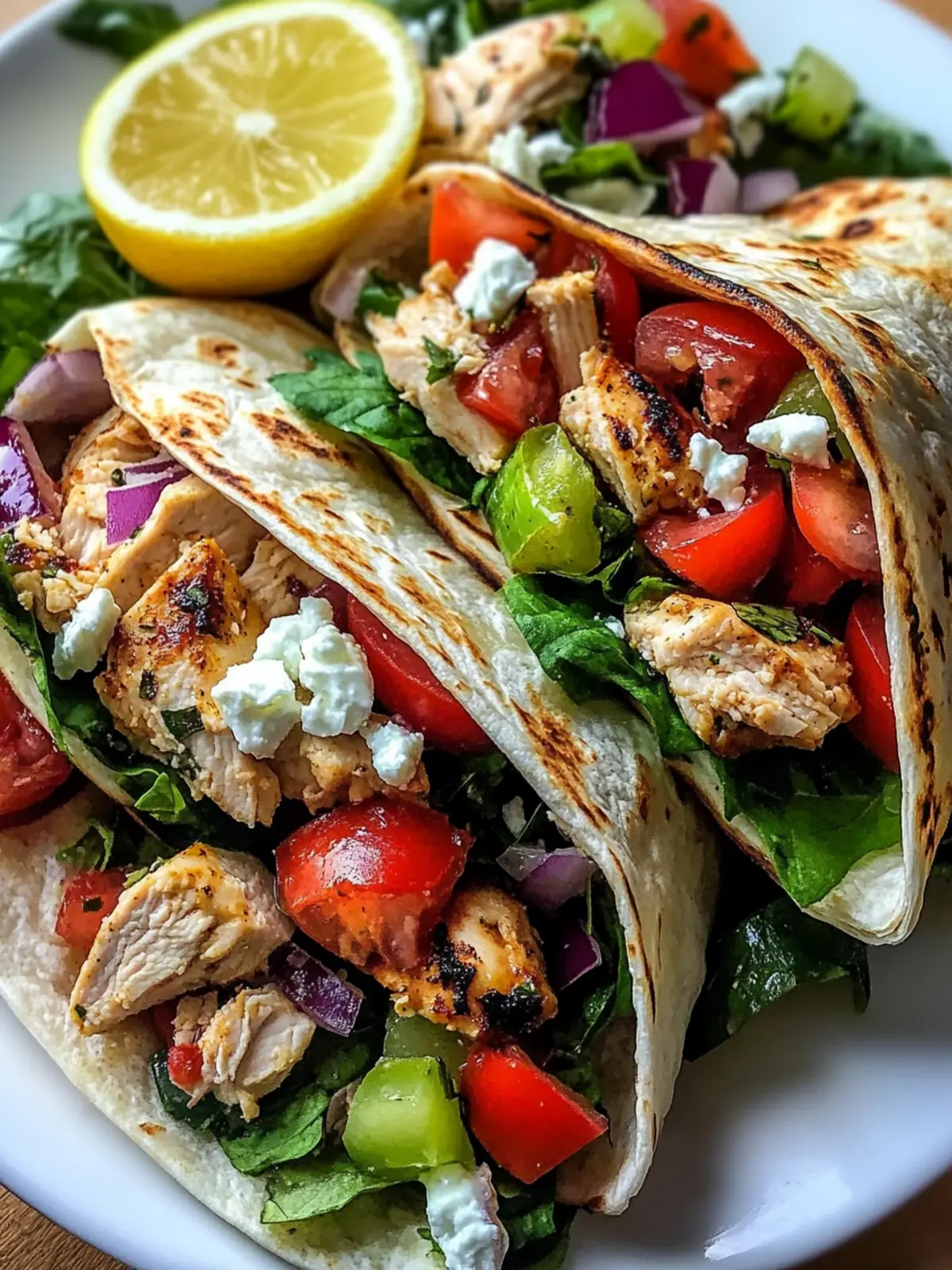Mediterranean Chicken Wraps for a Quick, Healthy Meal 3 Mediterranean Chicken Wraps