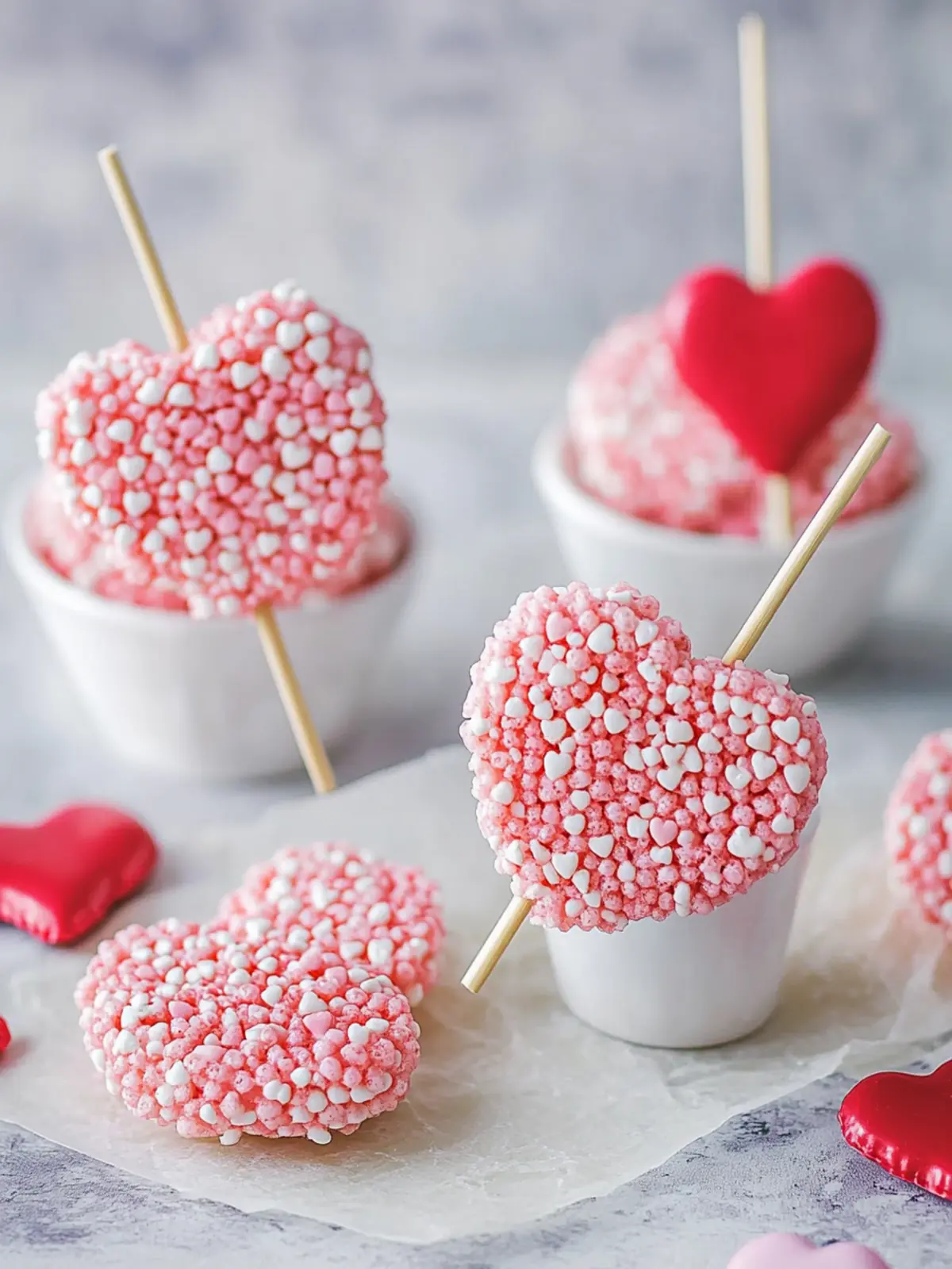Delicious Rice Krispie Valentine Lollipops for Sweet Moments 3 Rice Krispie Valentine Lollipops