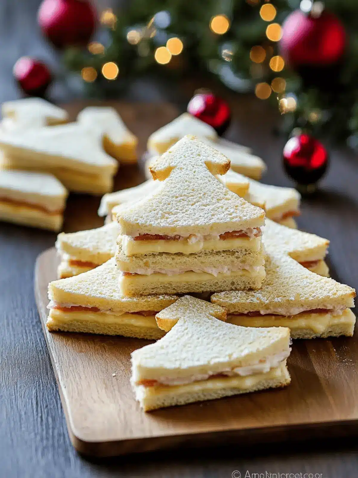 Festive Christmas Tree Sandwiches: Fun & Easy Holiday Treats 4 Christmas Tree Sandwiches