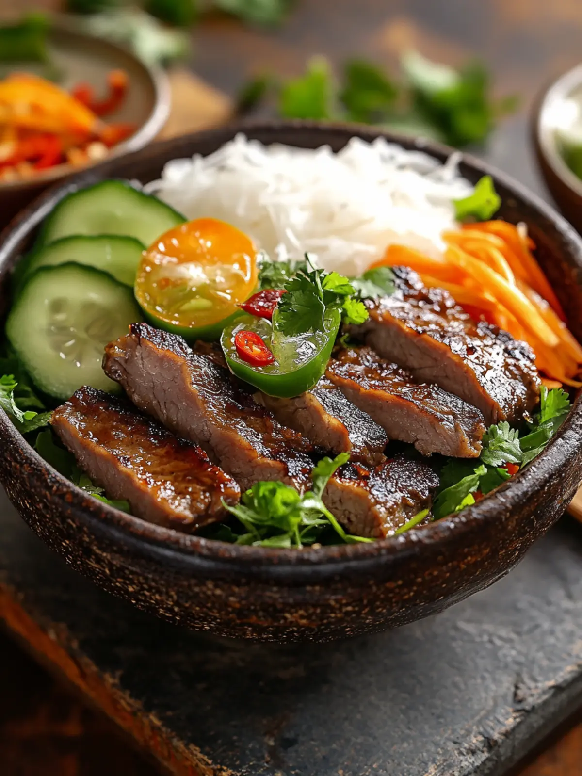 Savor Com Bo Nuong: Vietnamese Grilled Beef Over Jasmine Rice 3 Com Bo Nuong