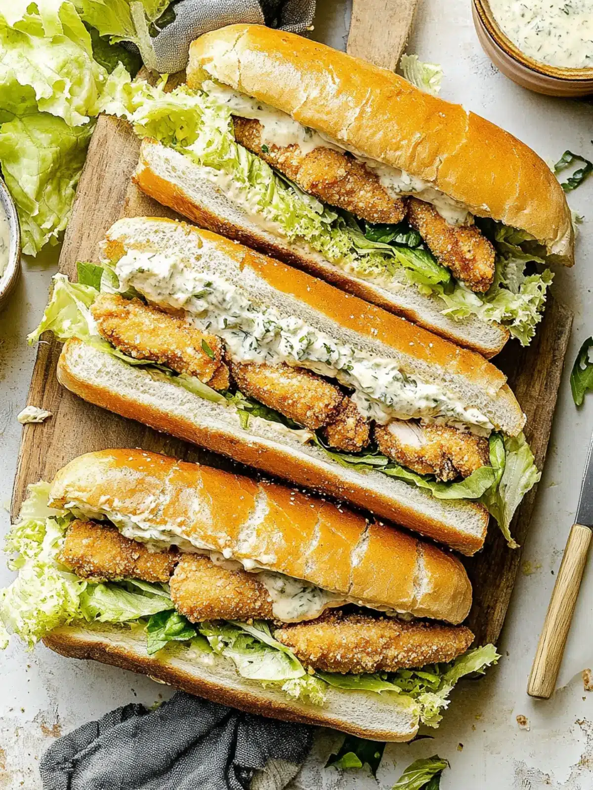 Crispy Chicken Caesar Sandwiches That Wow in Under 30 Minutes 3 Chicken Caesar Sandwiches