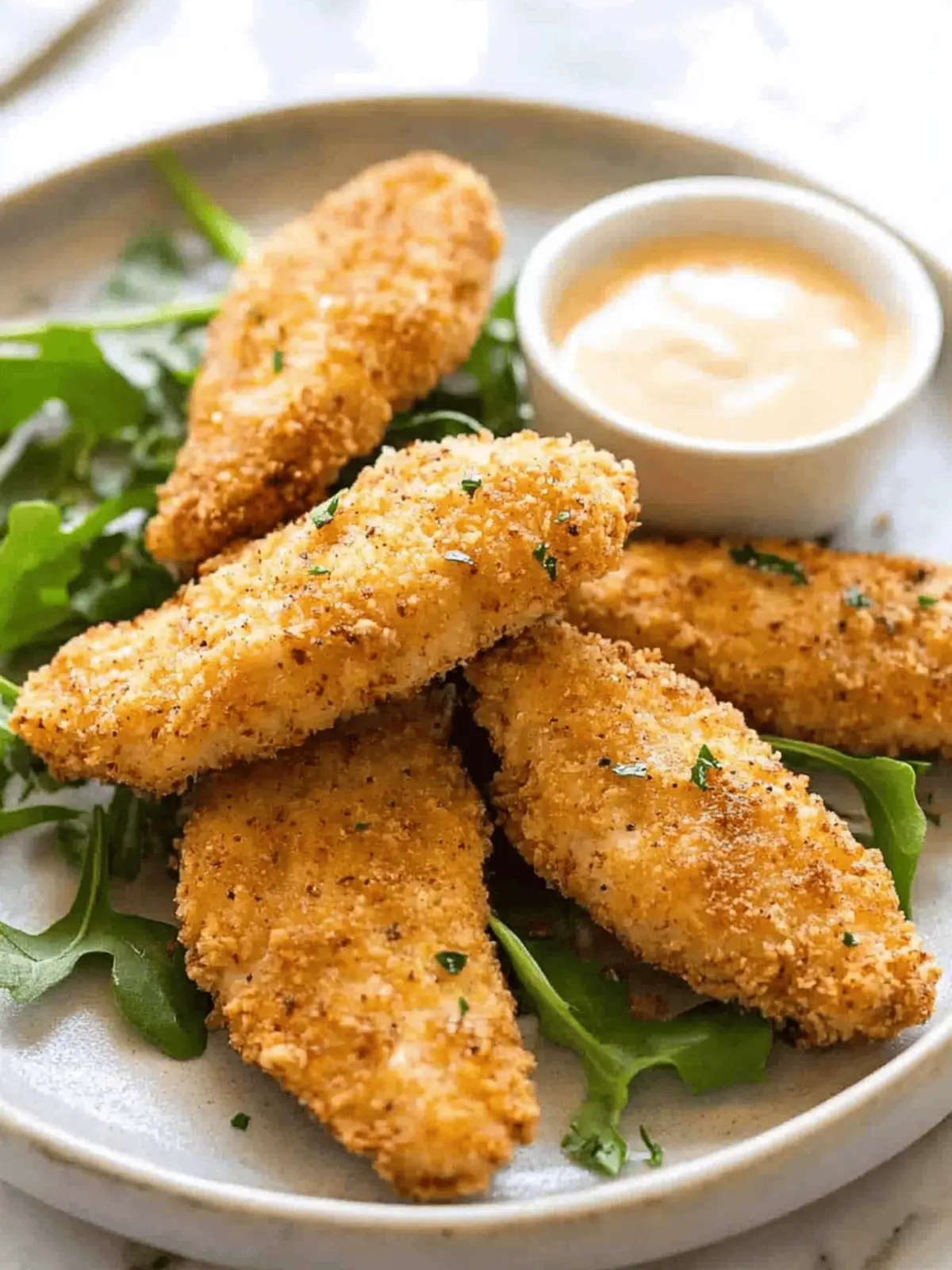 Crispy Baked Chicken Tenders That Crime Out Deliciously 4 Crispy Baked Chicken Tenders