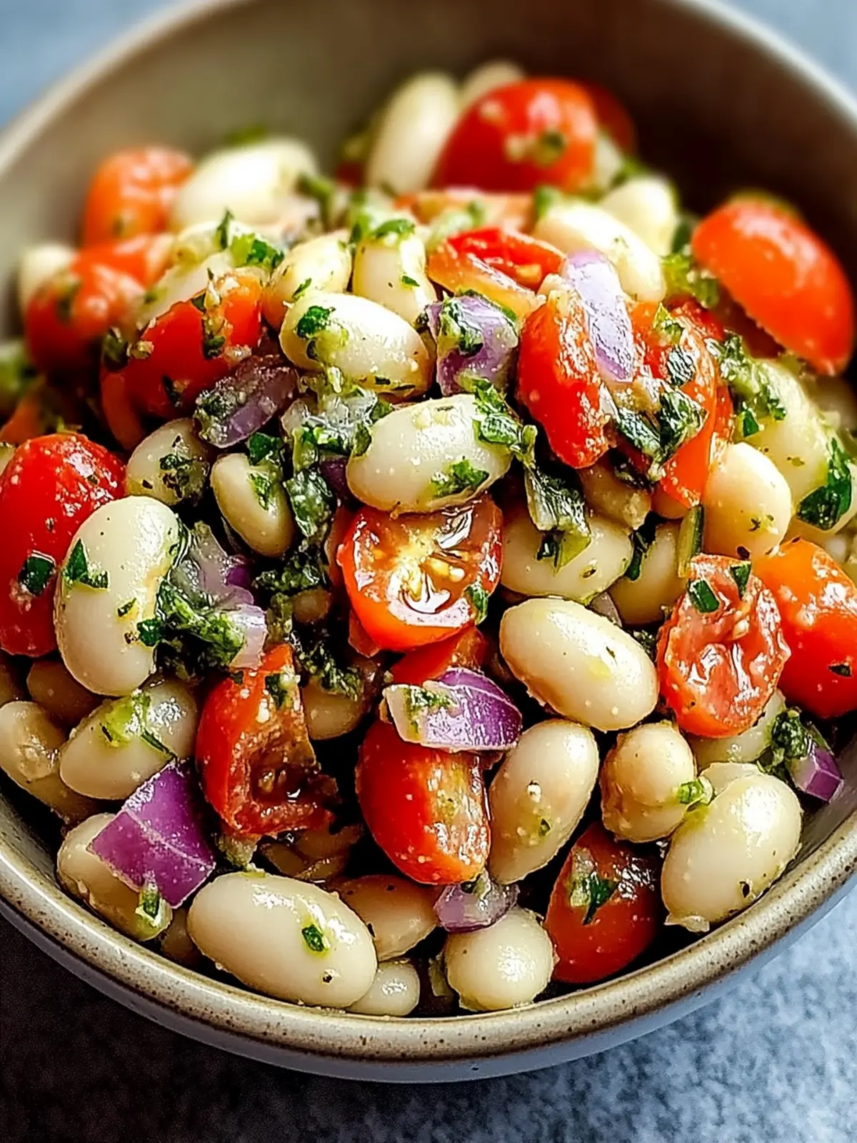Zesty Italian White Bean Salad Ready in Just 15 Minutes 2 Italian White Bean Salad