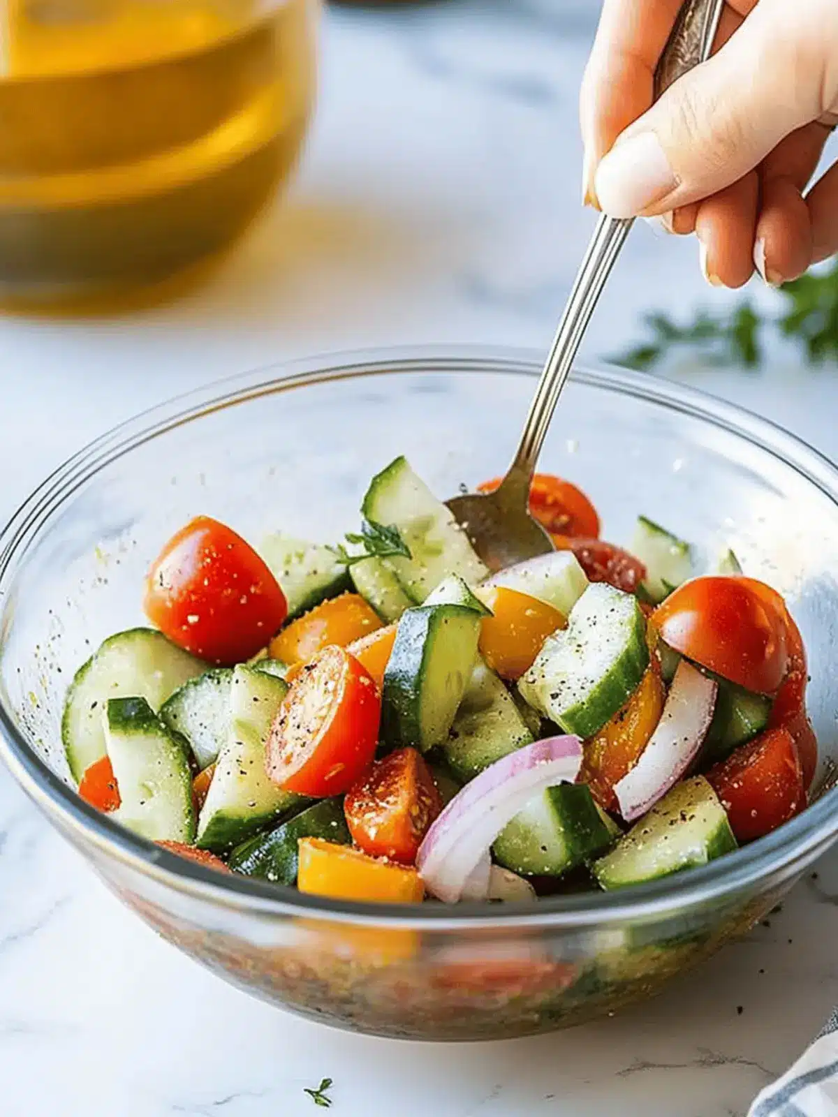 Refreshing Cucumber Tomato Salad for Summer Bliss 4 Cucumber Tomato Salad