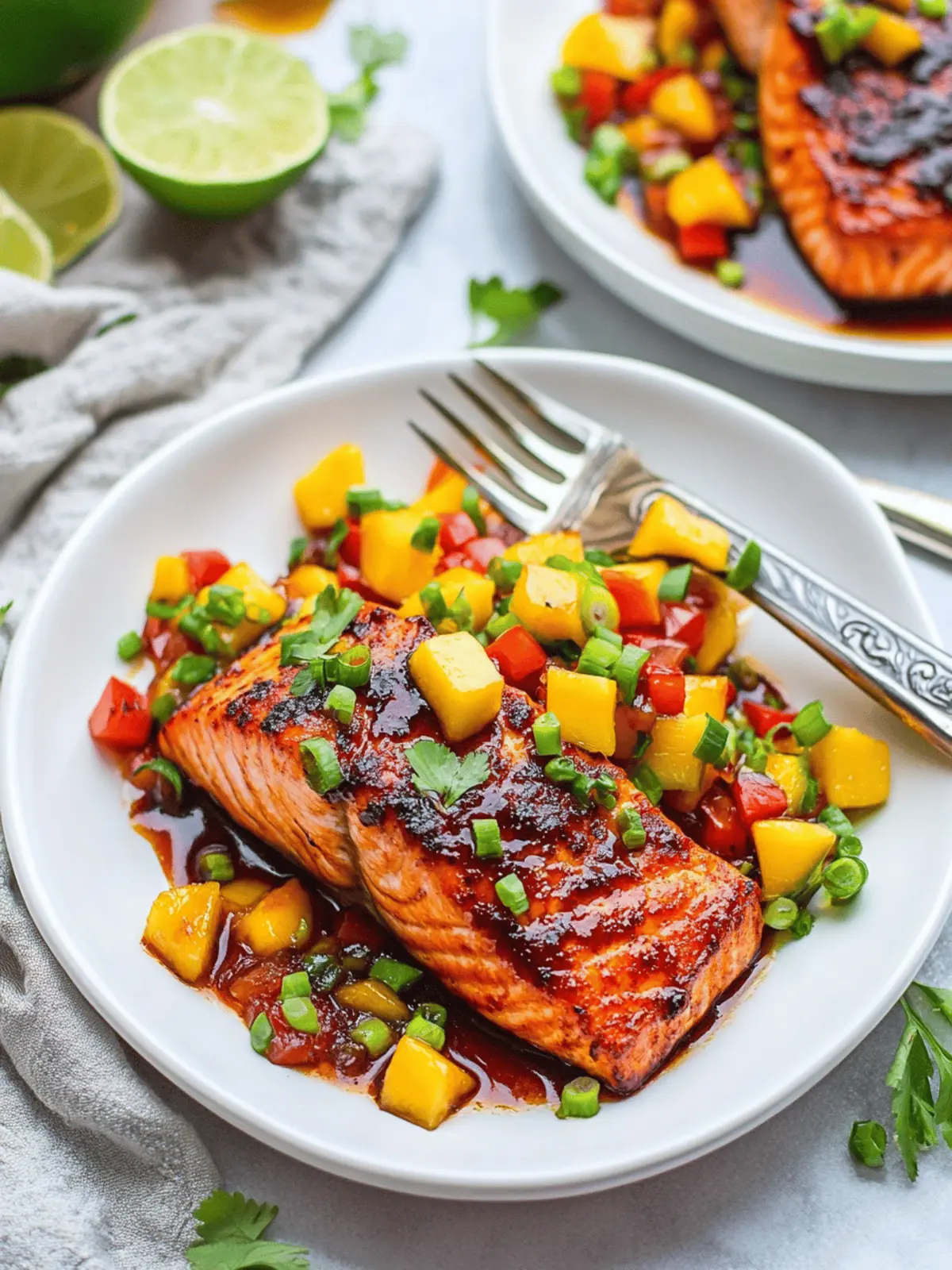 Mango Teriyaki Salmon: A Tropical Twist for Quick Dinners 2 Mango Teriyaki Salmon