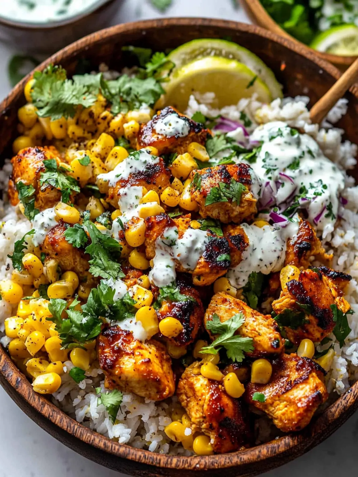 Tasty Street Corn Chicken Bowl: Quick Flavor in Every Bite 2 Tasty Street Corn Chicken Bowl