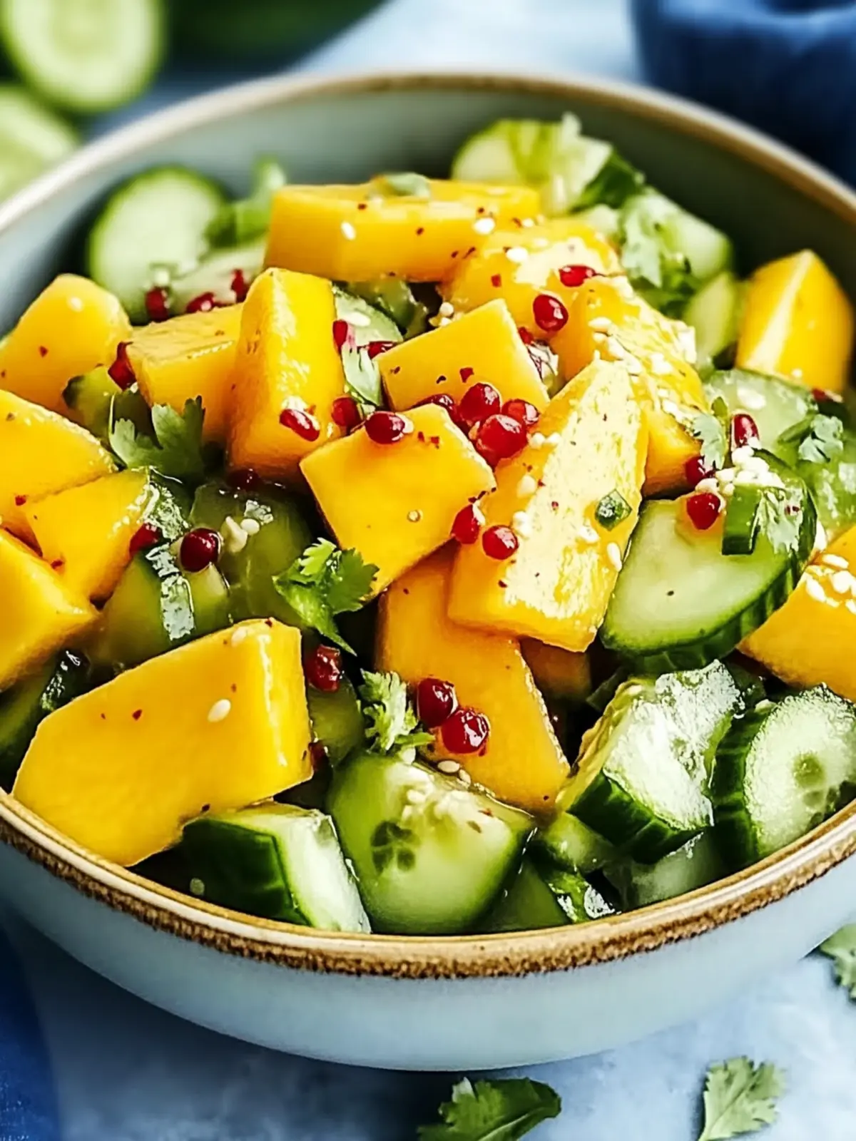 Cucumber Mango Chili Salad: A Refreshing Twist for Summer 3 Cucumber Mango Chili Salad
