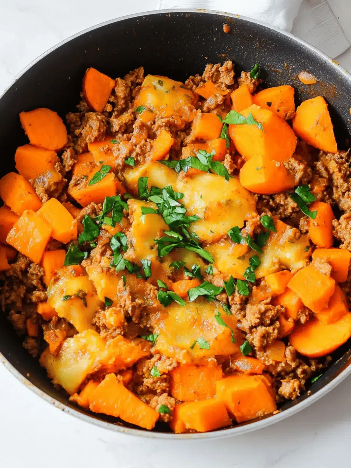 Easy Sweet Potato Moussaka Skillet for Healthy Weeknight Feasts 3 Easy Sweet Potato Moussaka Skillet
